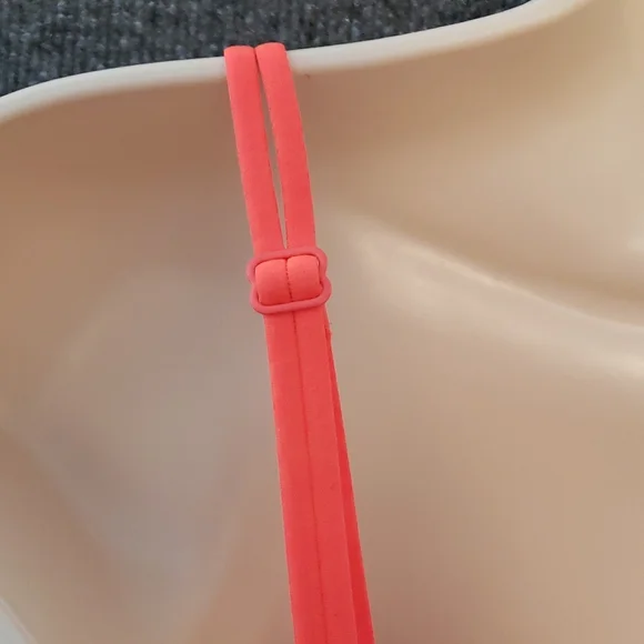 Victoria's Secret Very Sexy Push Up Bra Vibrant Orange Animal Print Lace Accent - Picture 8 of 10